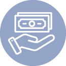 Cost of loneliness icon