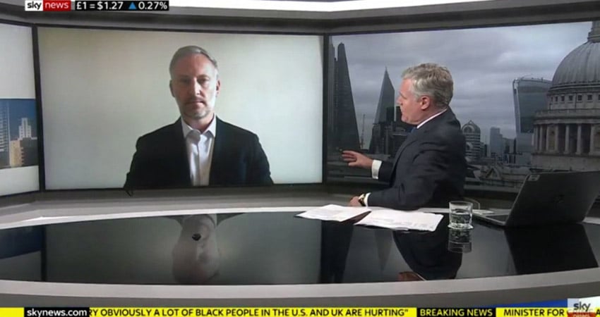 Dave Capper on Sky News