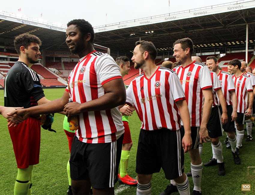 Westfield Health charity football team