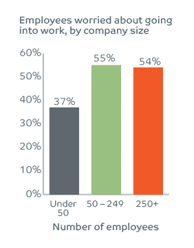 worried by company size