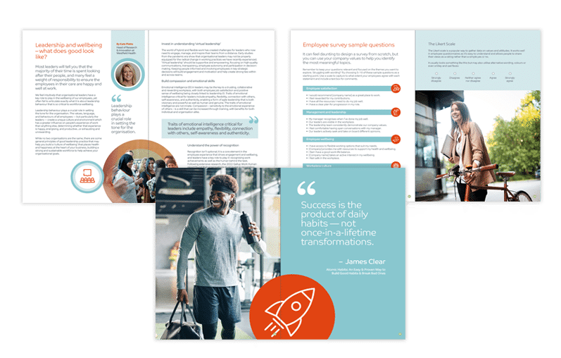 workplace wellbeing strategy workbook
