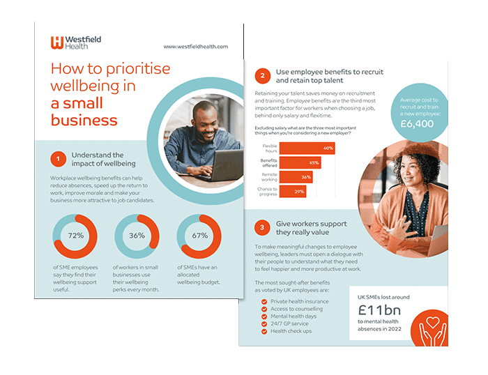 How to prioritise wellbeing in a small business factsheet