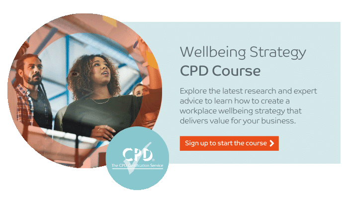 Wellbeing strategy CPD course 