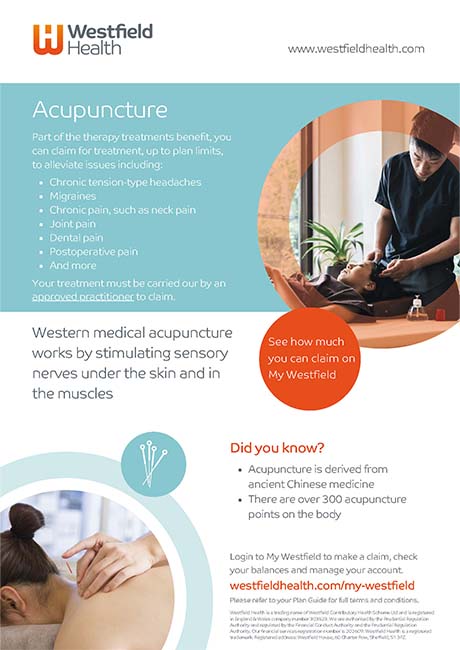 Acupuncture poster