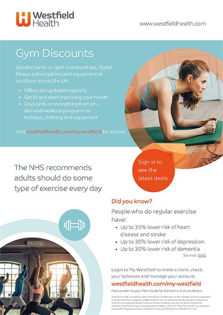 Gym Discounts poster