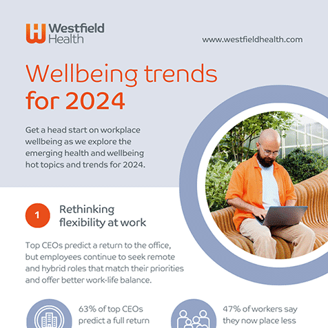 Wellbeing Trends 2024 Infographic
