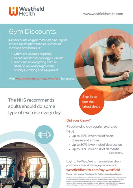 Gym Discounts poster