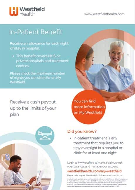 In-Patient benefit poster