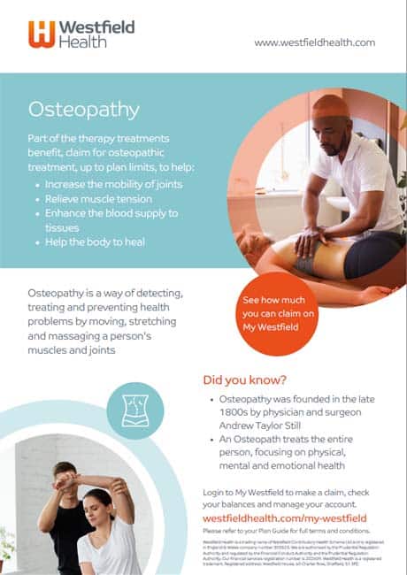 Osteopathy poster