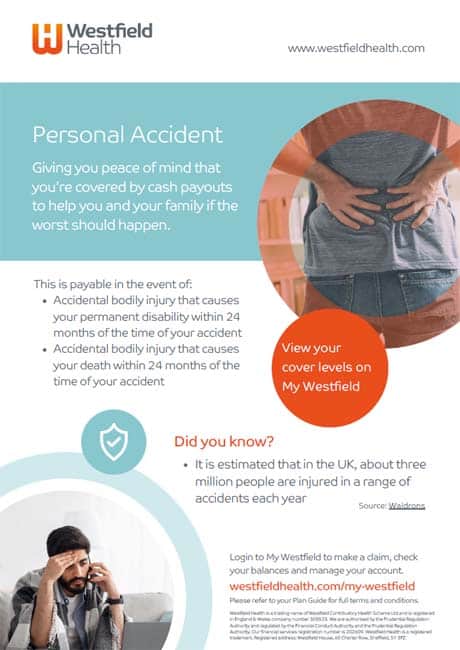 Personal Accident poster