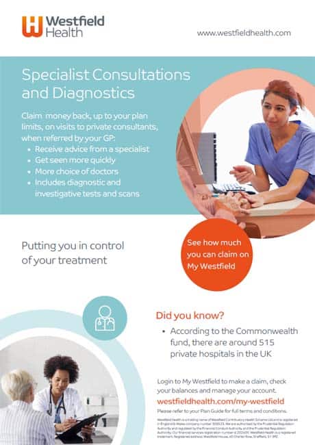 Specialist Consultations and Diagnostics poster